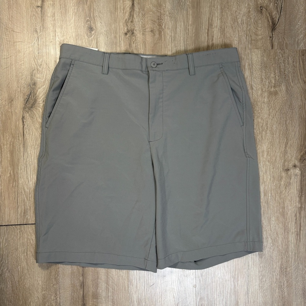 FootJoy Men's 9.5" Golf Shorts Gray Performance Size 38 Polyester Active Relaxed